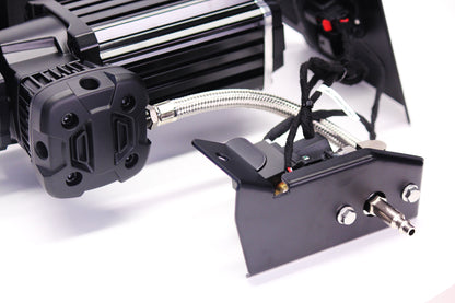 Close-up of a Air Compressor System 