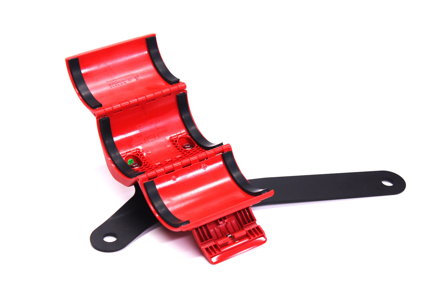Red and black Quick Release Fire Extinguisher Bracket