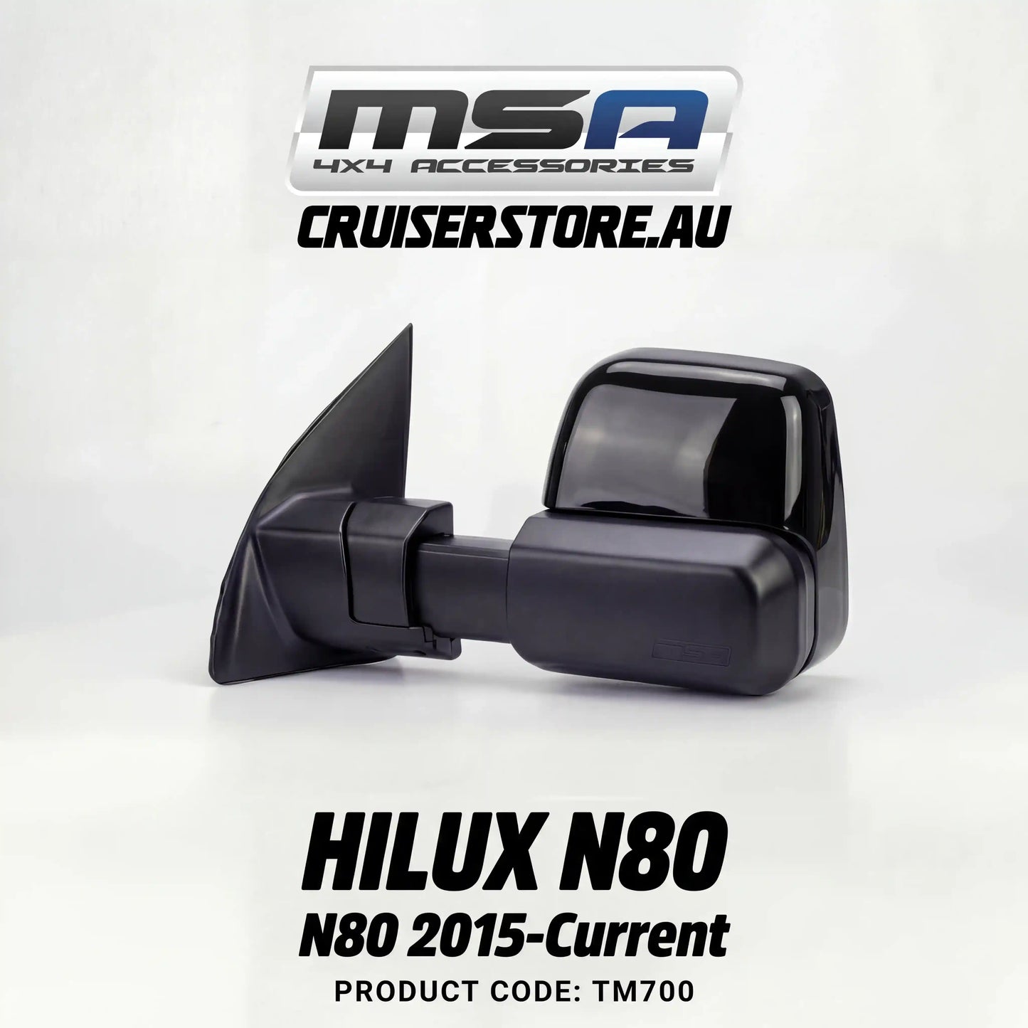 MSA-4x4-Towing-Mirrors-suitable-for-Hilux-N80-2015-Current-Black-Electric-TM700
