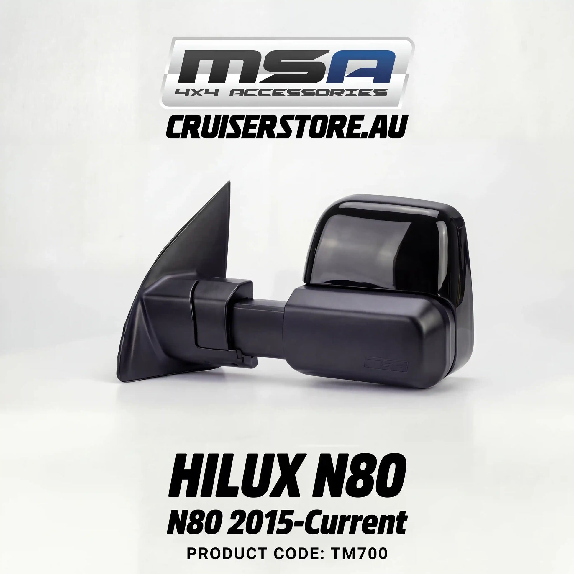 MSA-4x4-Towing-Mirrors-suitable-for-Hilux-N80-2015-Current-Black-Electric-TM700