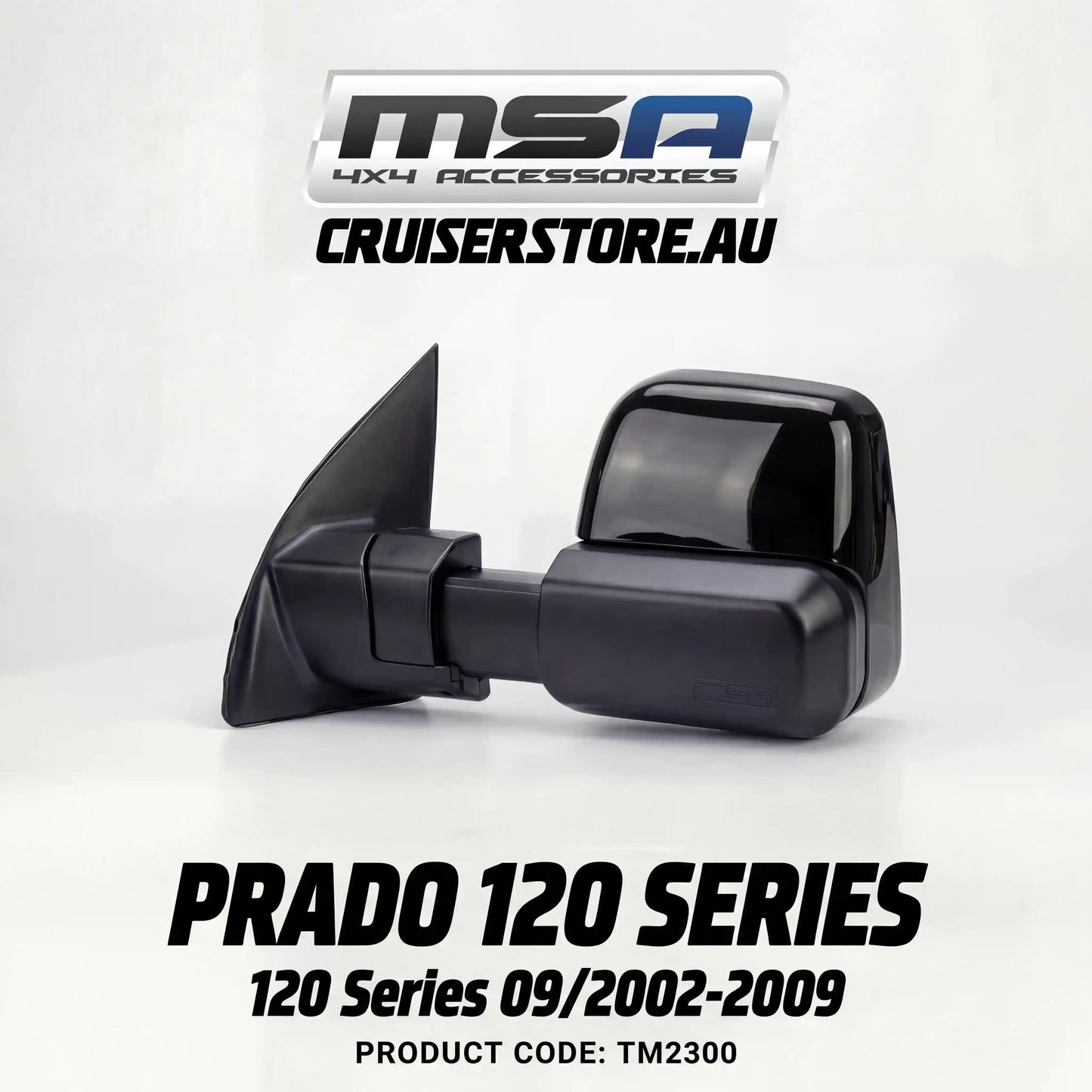 MSA-4x4-Towing-Mirrors-suitable-for-Prado-120-Series-09-2002-2009-Black-Electric-TM2300