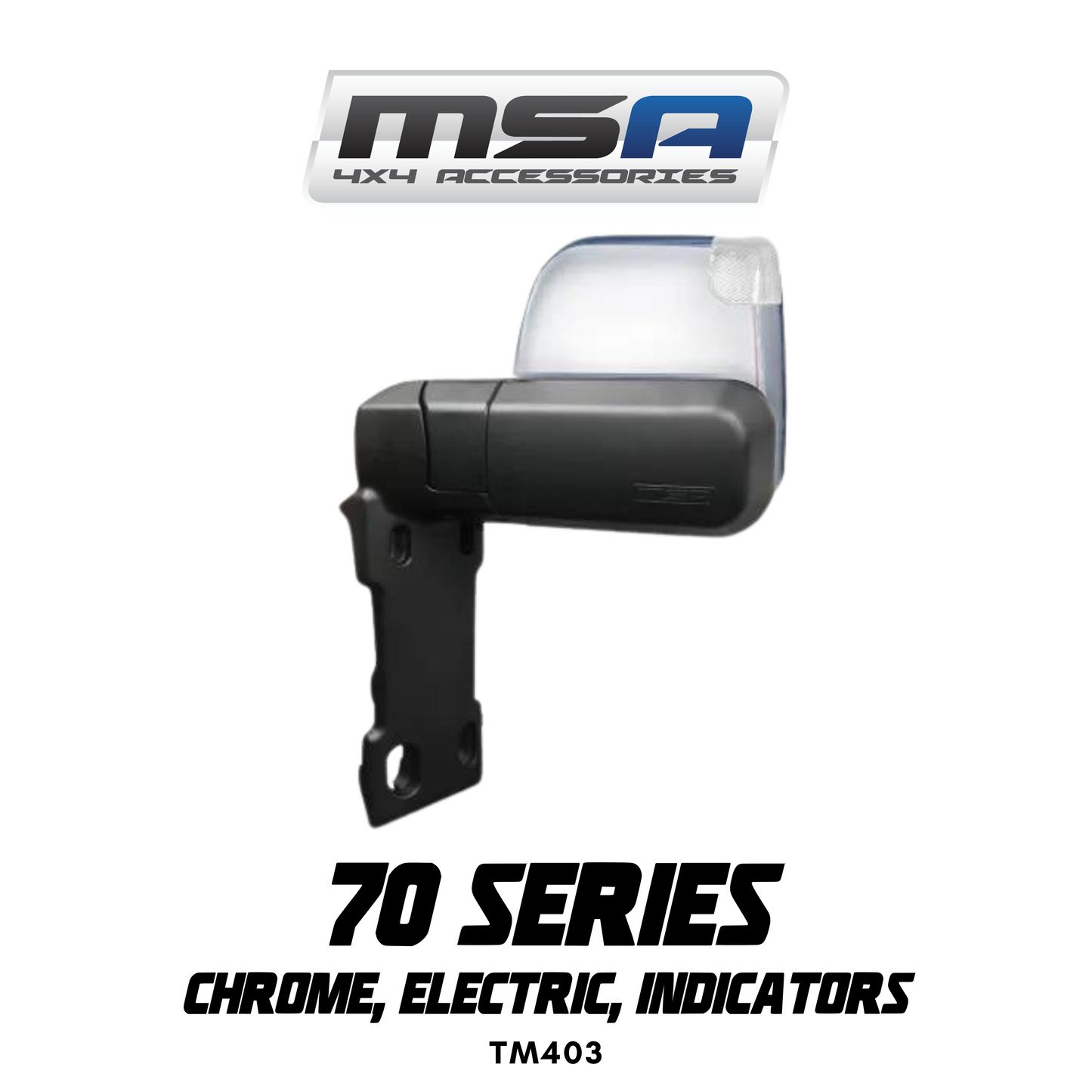 4x4 accessory indicator with MSA logo on a white background