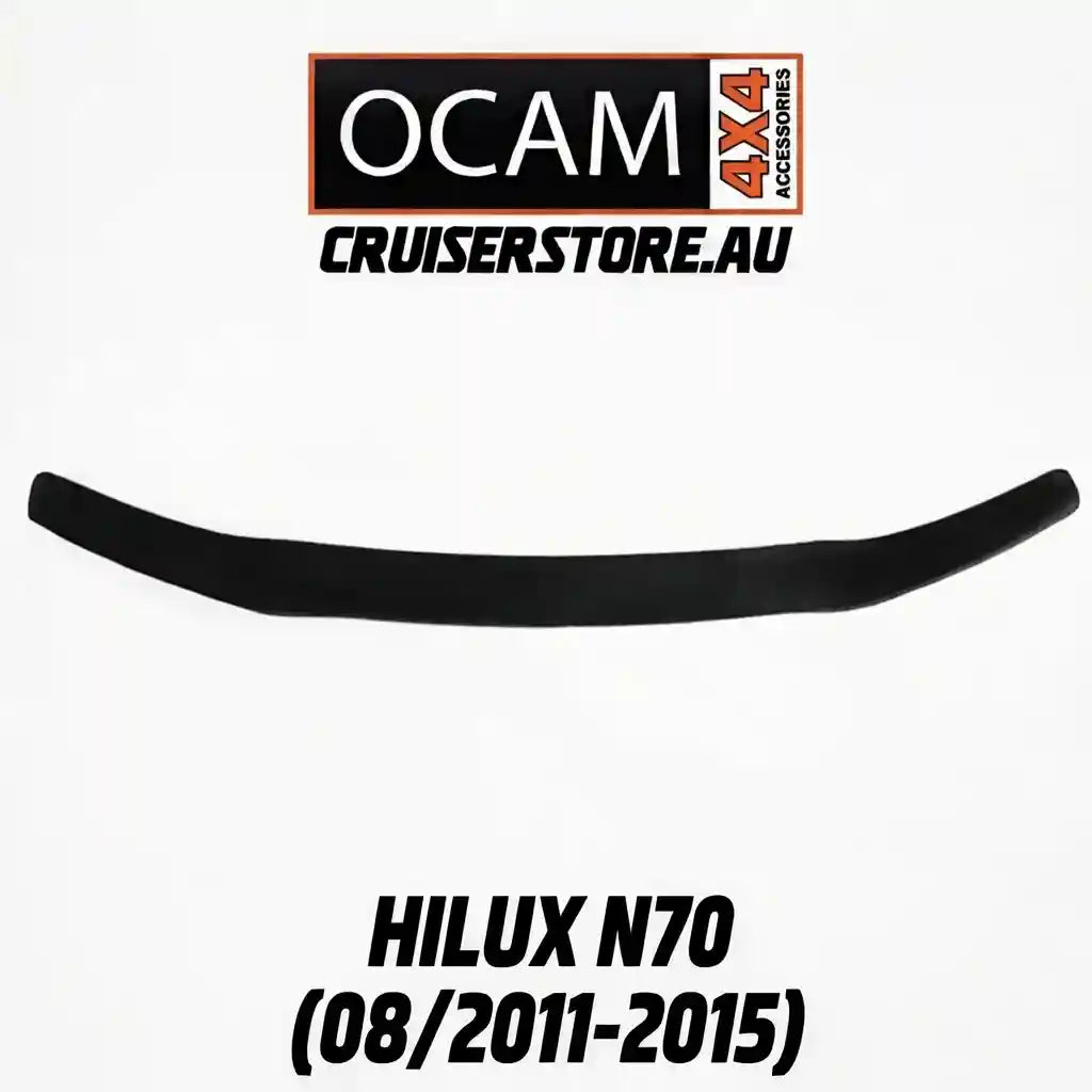 OCAM 4X4 Bonnet Protector for Hilux N70 with OCAM 4x4 Accessories branding on a white background