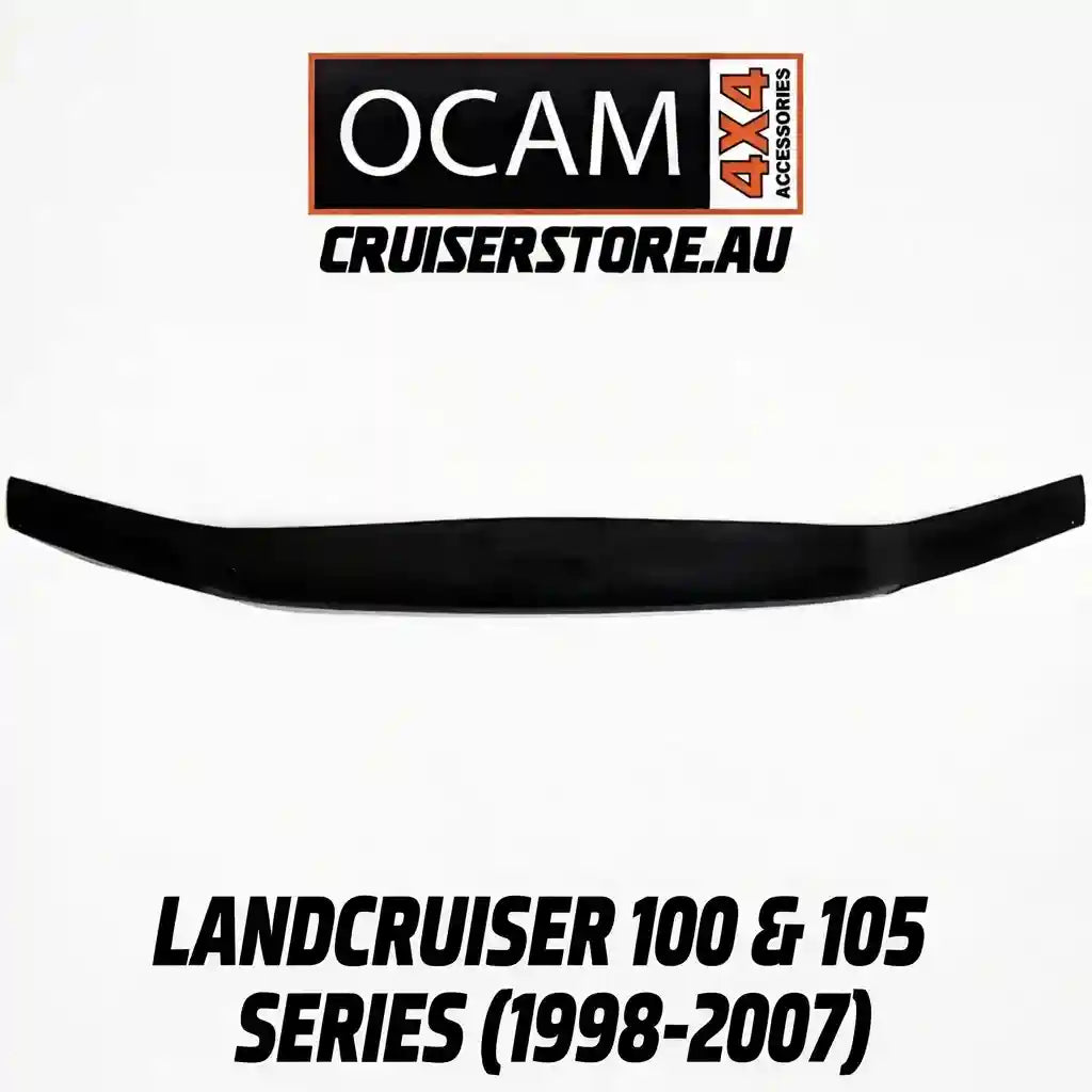 OCAM 4X4 Bonnet Protector for Landcruiser 100 & 105 series with OCAM branding on a white background.