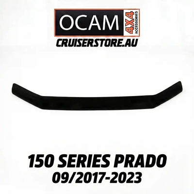 Black car bumper for 150 Series Prado with OCAM Cruiserstore branding on a white background