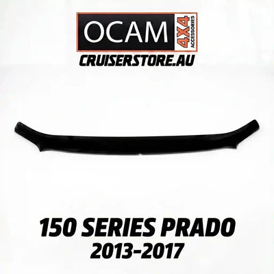 Black car bumper for 150 Series Prado 2013-2017 with OCAM Cruserstore.au branding on a white background.