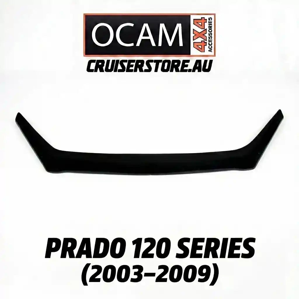 bonnet protector for Prado 120 Series with OCAM Cruiserstore branding on a white background