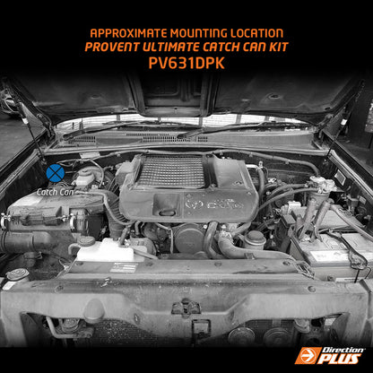 ProVent Catch Can Kit - Suitable for Prado 150 (2009-2015) - PV631DPK