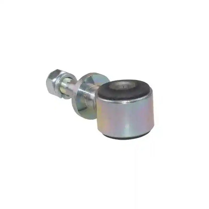 Metal bushing with rubber sleeve on a white background