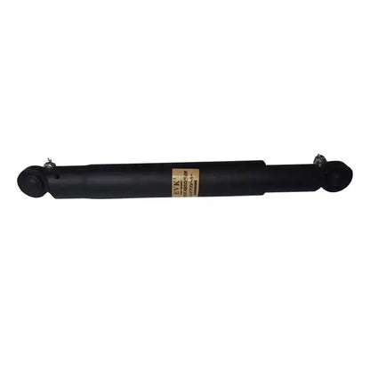 Black shock absorber on a white background