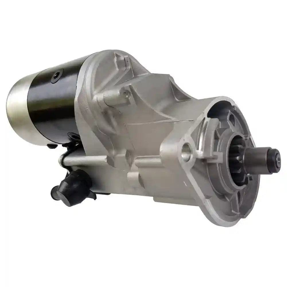 Metallic Starter Motor on a white background