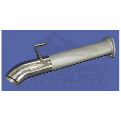 Car exhaust pipe on a blue background 