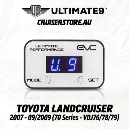 Ultimate9 EVC Throttle Controller - Suitable for TOYOTA LANDCRUISER 2007 - 09/2009 (70 Series - VDJ76/78/79)