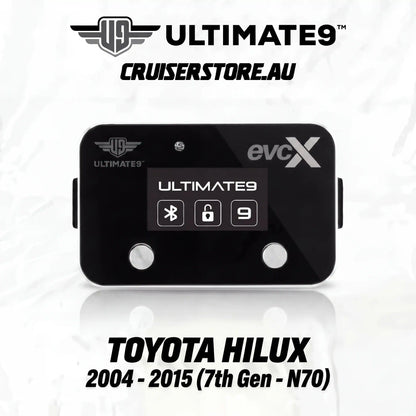 Ultimate9 evcX Throttle Controller - Suitable for TOYOTA HILUX 2004 - 2015 (7th Gen - N70)