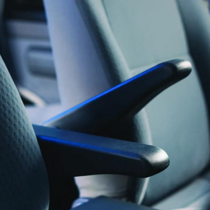 Close-up of Dual Folding Armrest Kit