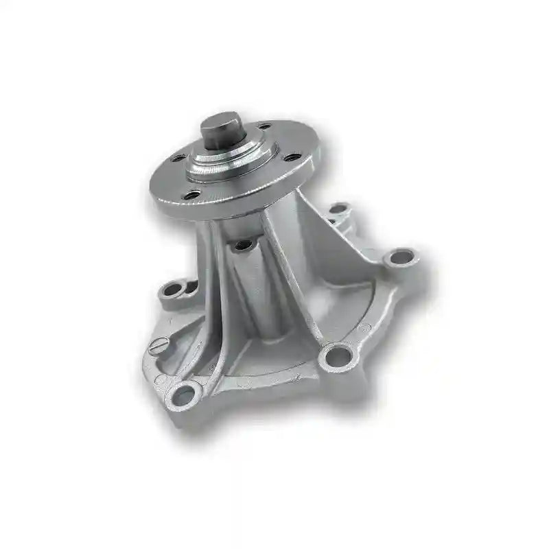 Metal mechanical component on a white background