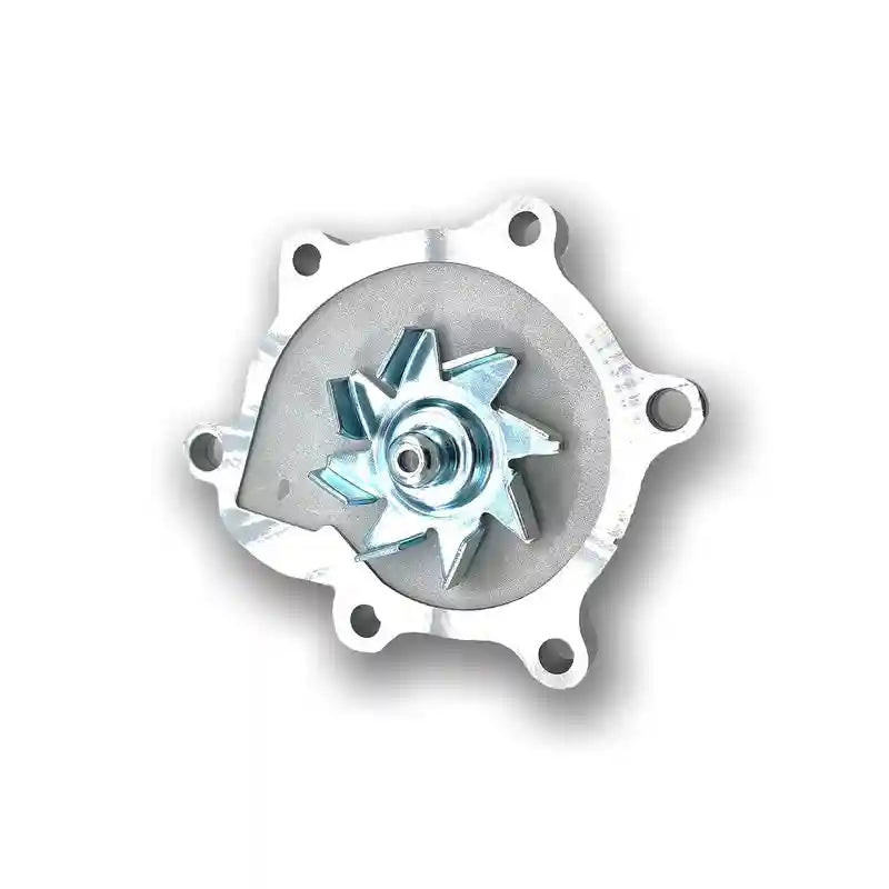 Metallic Water Pump on a white background