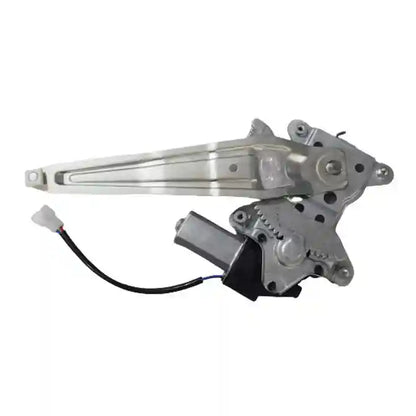 Car window regulator with motor on a white background