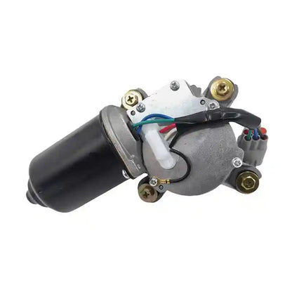 Windscreen Wiper Motor with wiring on a white background