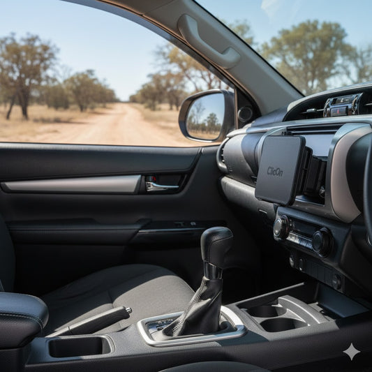 ClicOn Dash Mount - Suit N80 Hilux 16-ON - Console Mount (655175)