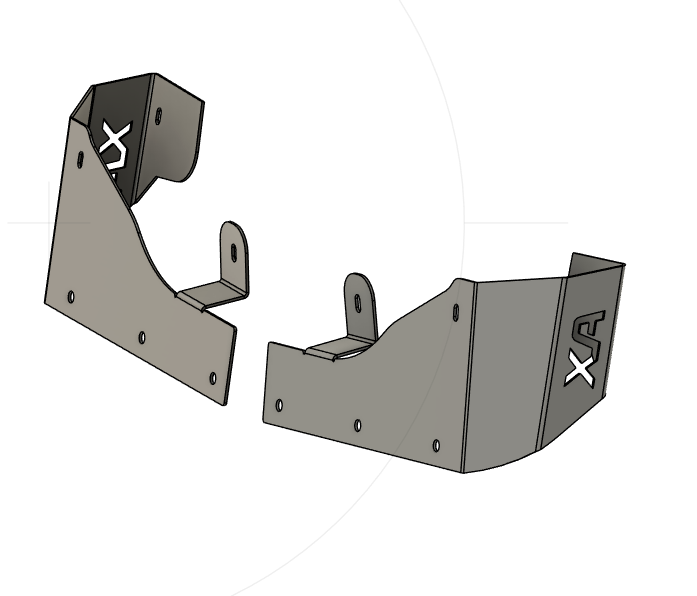 Metal Mud Flap Extensions